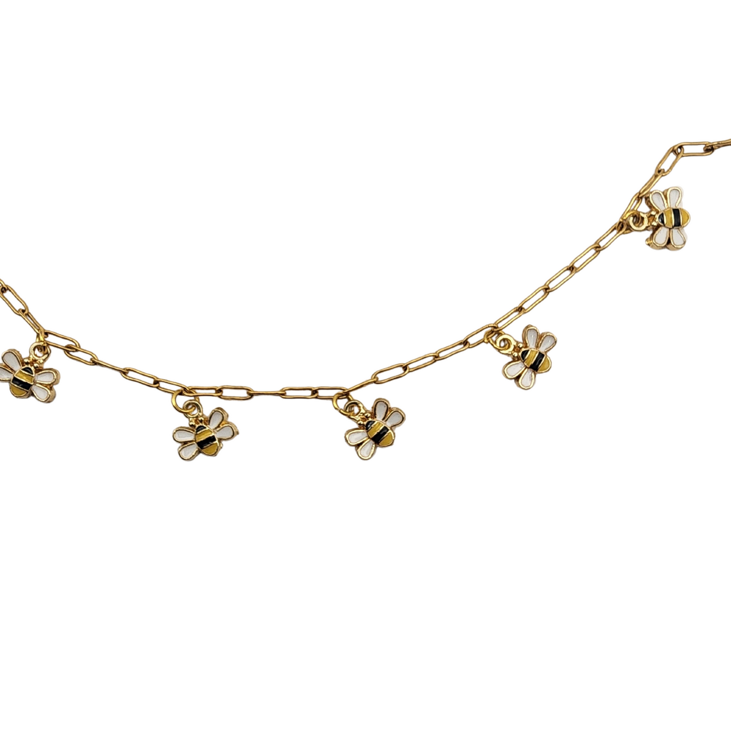 Bee Kind – Gold Charm Bracelet