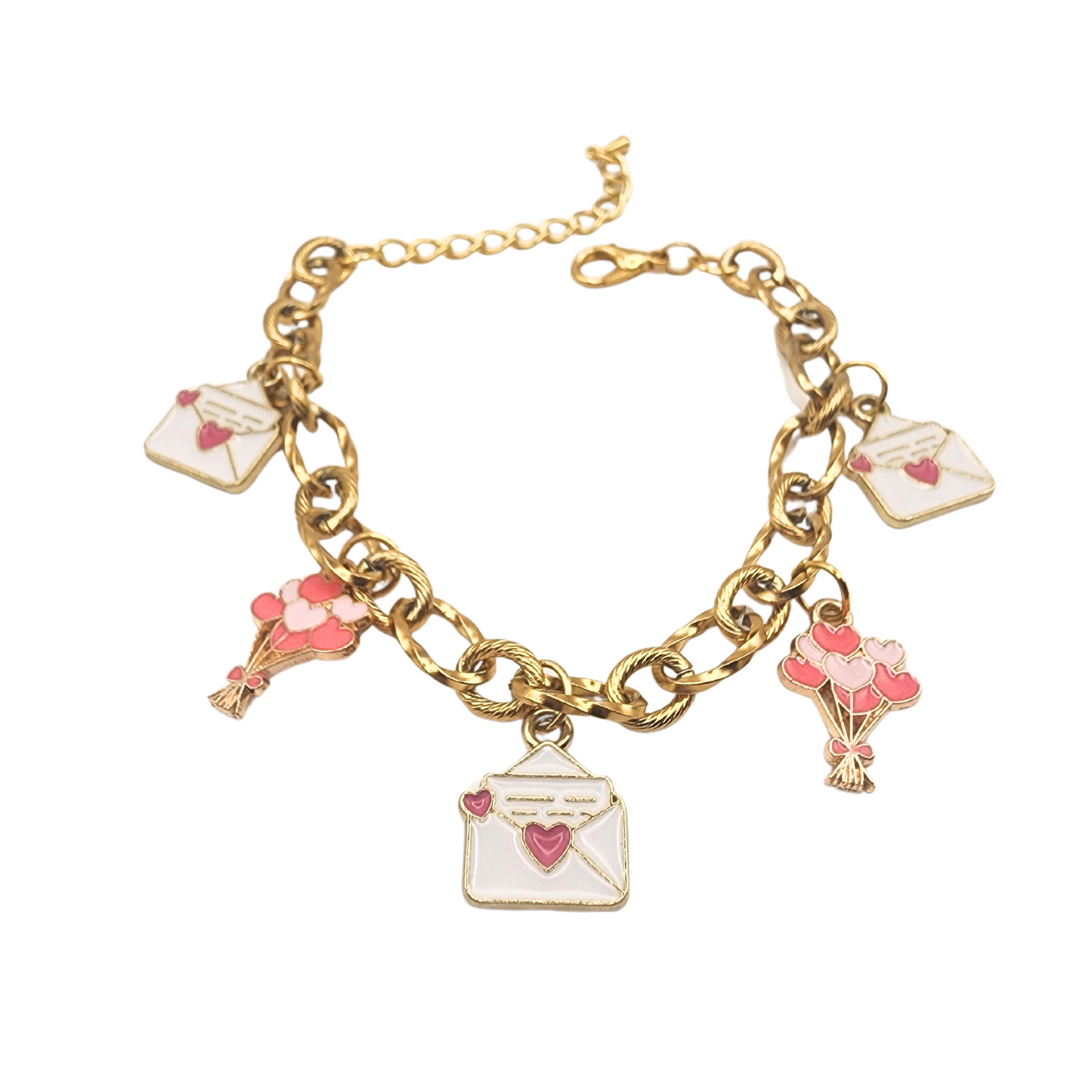 The Storyteller – Gold Chain (5 Charms)
