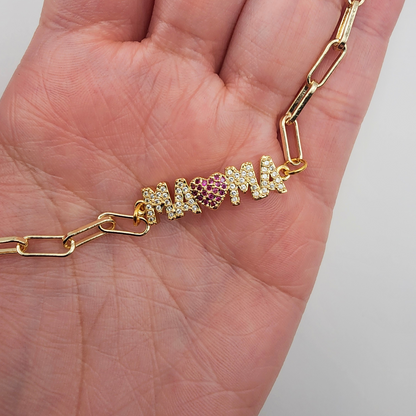 Heart of Mama Bracelet – Two Chain Styles