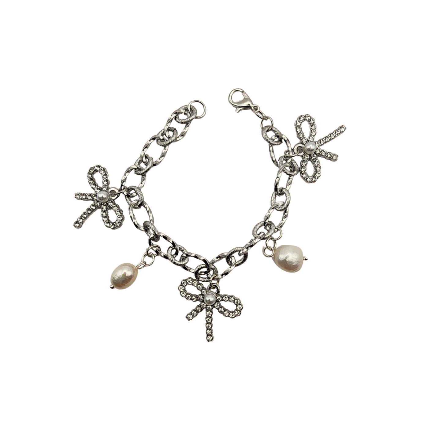 Bow & Pearl Bracelet