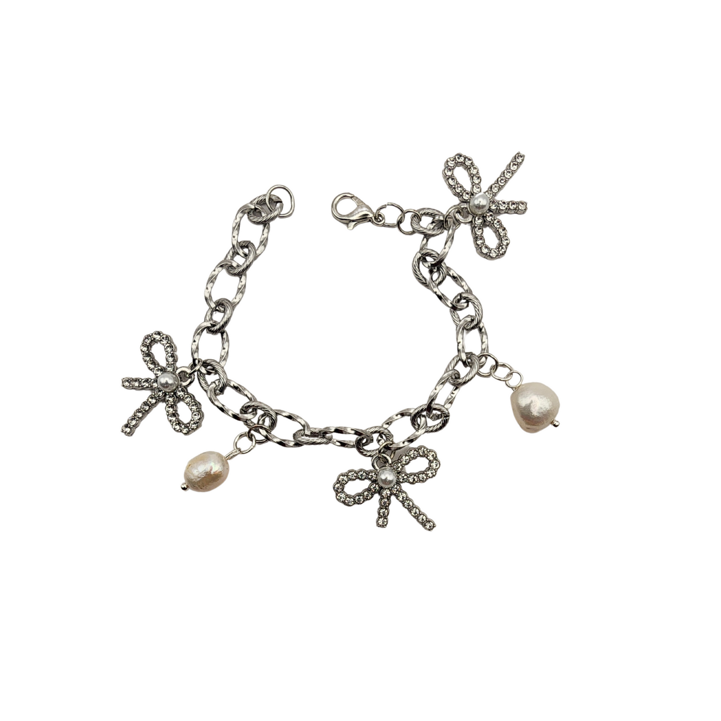 Bow & Pearl Bracelet