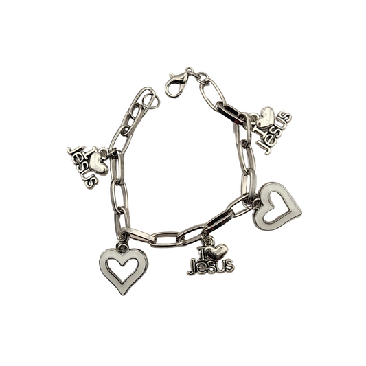 The Storyteller – Silver Chain (5 Charms)