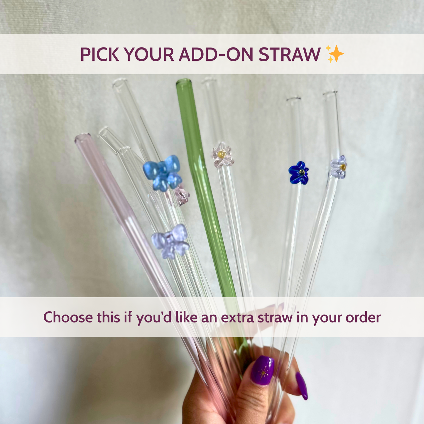 Glass Straw Add-On